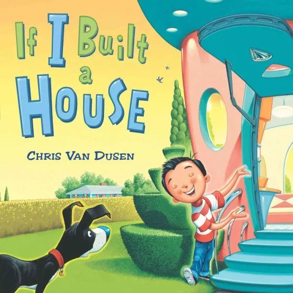 If I Built a House, School And Library by Van Dusen, Chris, Brand New, Free s...