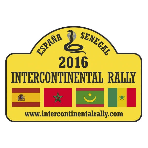 Adesivo Targa Rally Intercontinental Rally 2016 Pr382