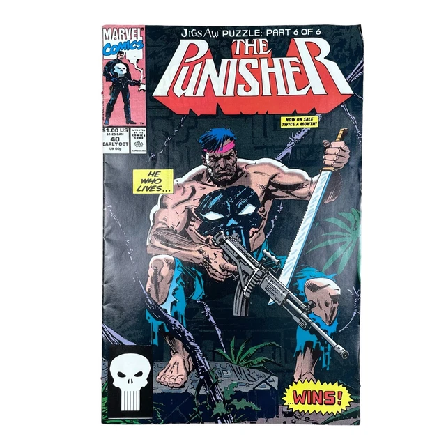 MARVEL comics the punisher volume 1 no 40 vintage 1987 comic book VGC