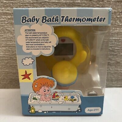 1 pieza Termómetro de goma para habitación bebé pato bañera bebé temperatura pato de seguridad
