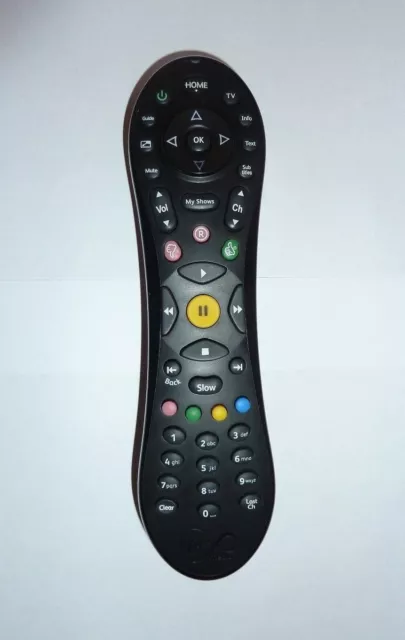 Virgin Media Tivo & V6 Box TV Remote Control Very Good Condition Glo 3