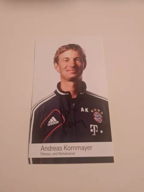 Handsignierte AK Autogrammkarte ANDREAS  KORNMAYER FC Bayern München 12/13