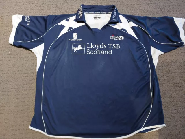 Scottish Saltires Police Rugby Shirt, size XXL