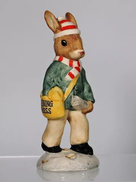 Royal Doulton "Paperboy Bunnykins"- DB77 - 1989 Made in England