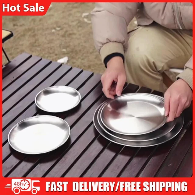 Piatti Di Plastica 10 Pezzi WANBY - 14cm, Infrangibili, BPA Free, Per Microonde - Foto 5