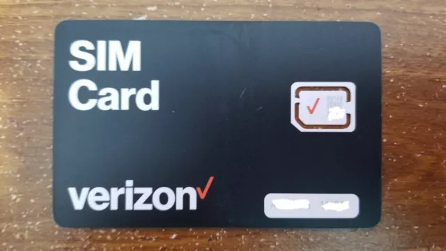 "NEW" Verizon NANO 4FF SIM• 4G/5G • For iPhone, iPad & Android Tablets-SEE NOTES