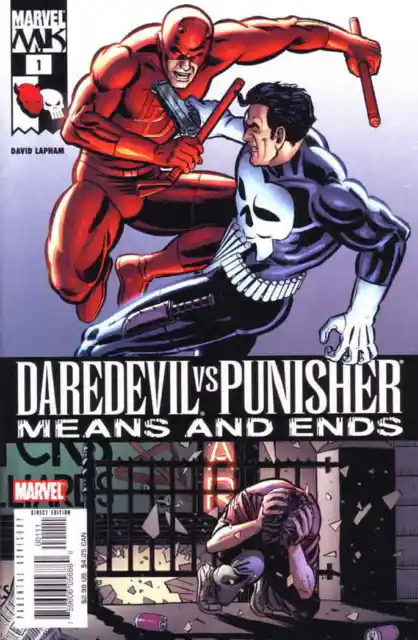 Daredevil vs. Punisher: Means and Ends #1 VF/NM; Marvel | David Lapham - we comb