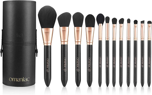 ® Pennelli Make Up, 12Pcs Set Di Pennelli Da Trucco Professionali Con Porta Penn 8