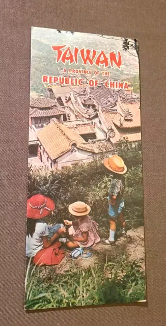 Vintage Tourist Travel Guide Brochure Taiwan / China 1960's - RARE