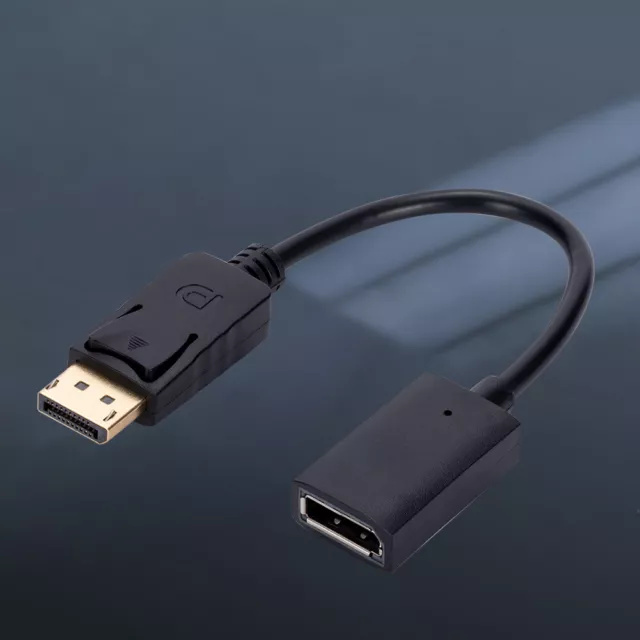 DP Male To Female Extension Cable Hot Swap Converter Digital Cables for Computer