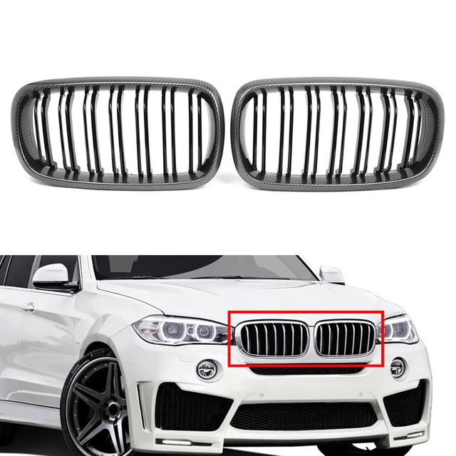 Produktbild von 3 Stück Glänzend Schwarze Vordere Stoßstange Unten Zierleiste Für Mercedes Für Benz E-Klasse W212 AMG Line Facelift 2014–2016 Frontspoiler