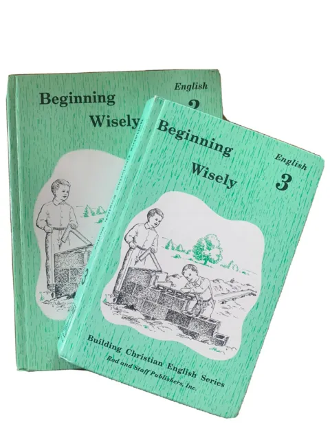Beginning Wisely English 3 Rod and Staff Set Teacher’s Manual Student Textbook
