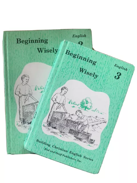 Beginning Wisely English 3 Rod and Staff Set Teacher’s Manual Student Textbook