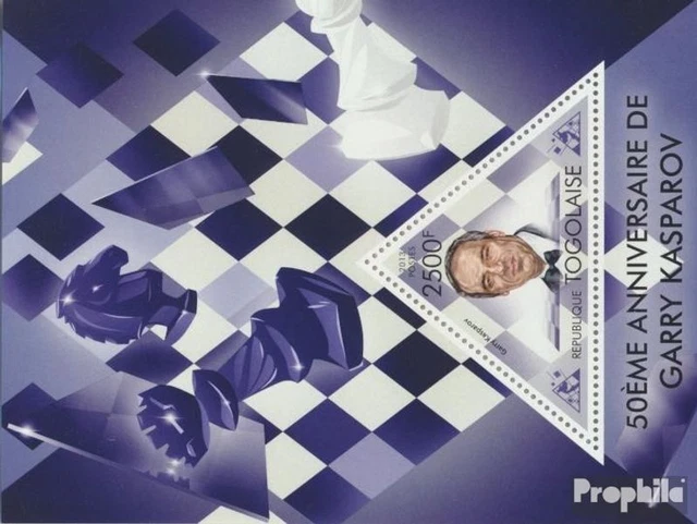 Briefmarken Togo  Mi Block 839 postfrisch Schach
