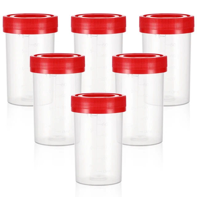 10 PCS Répéteurs d'échantillon Bouteilles d'échantillon d'échantillon d'urine Po