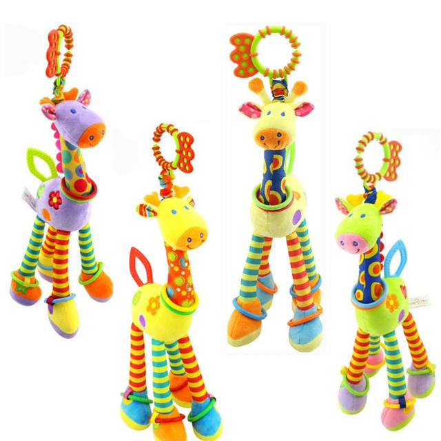 Baby Rattles Crib Pram Hanging Soft Handbell Stroller Car Seat Pushchair Toys AU