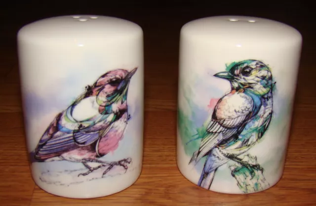 Izzy and Oliver, Beautiful BIRDS Salt & Pepper Shakers (6010508) Stoneware