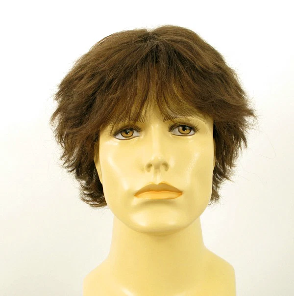 Perruque Homme Toupet for hommes Afro Kinky Curly Hair Pieces 8 x10 Full Lace Unités de