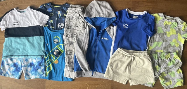 Boys Clothes Bundle 3-4 Years inc ADIDAS Jacket T-shirts Joggers Shorts PJ’s