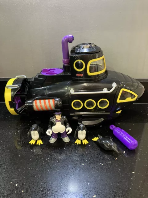 Imaginext DC Super Friends Submarine Penguin Villain Vehicle Very Rare