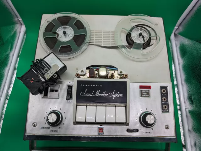 Vintage Wards Airline Reel To Reel Tape Solid State Recorder Model 62-3628  As Is