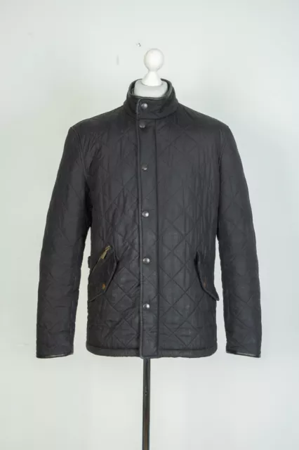 Men's Barbour Powell Quilted Black Jacket Size L