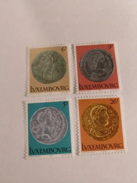 Timbres Neuf Luxembourg Lot De 4 Anciennes Monaies Romaine  Yvert N 931/934...