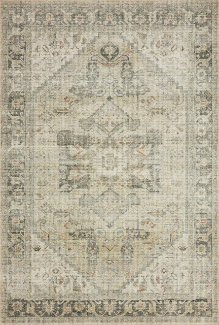 Loloi II Natural And Sand 6'-0" x 6'-0" Round Area Rugs SKYESKY-13NASA600R