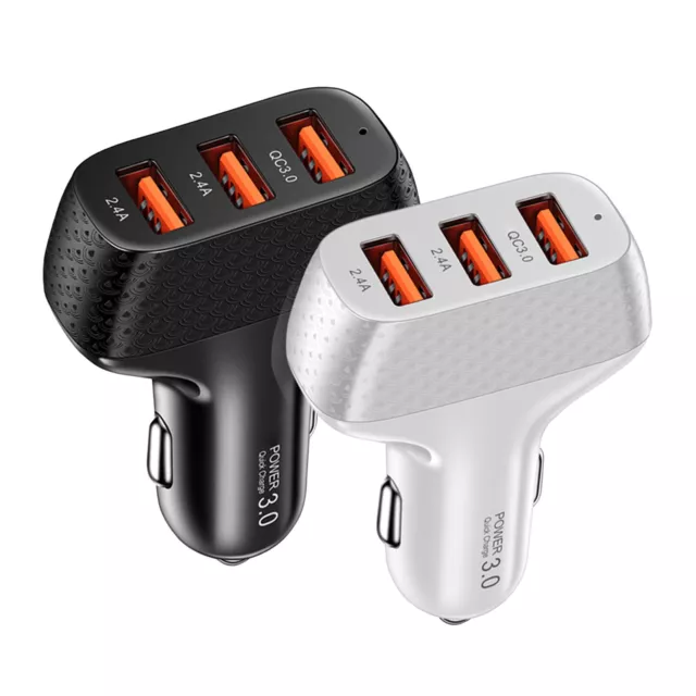 2A 3USB Car Charger Three-port Multi-Port Car Charger Car Charger Adapter Cord