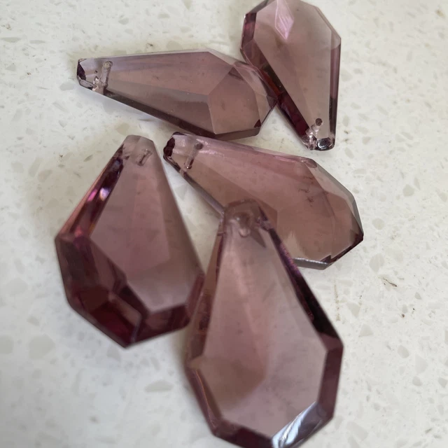 Spare Glass Drops For Chandelier x 5 Spare Glass Drops For Chandelier x 5