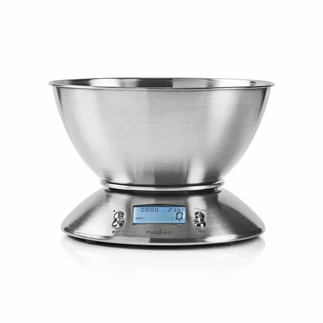 Digital Kitchen Scale Scales with Stainless Steel Bowl Ideal for Baking Cooking