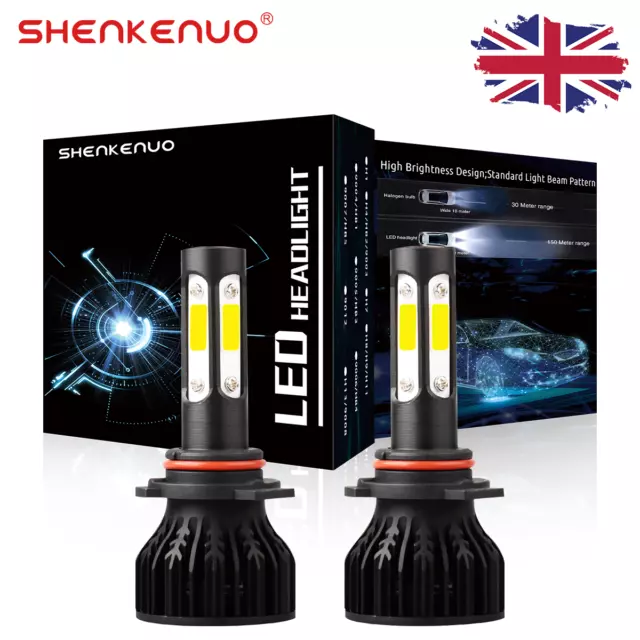 2X 9012 HIR2 LED Headlight Bulbs Kit Hi/Low Beam For Toyota IQ 09-15 Auris  13-18 £14.99 - PicClick UK
