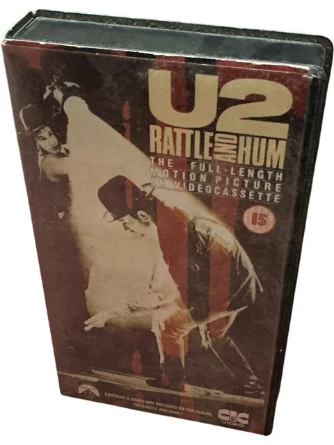 U2 RATTLE AND Hum Full Length Motion Picture VHS 15 8152 £3.00 ...