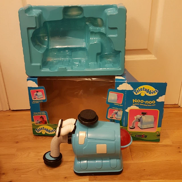 TELETUBBIES NOO NOO Battery Operated Bump & Go Flashing Slurping Vacuum