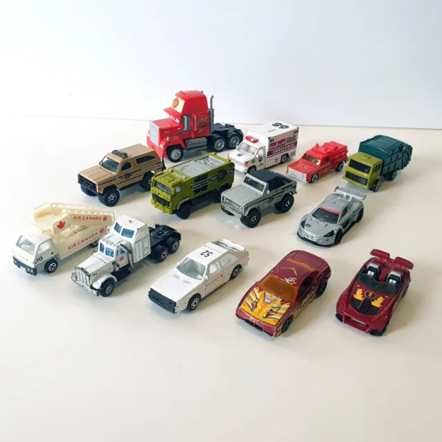 13 x Diecast Cars Bundle (Hot Wheels, Matchbox, others)