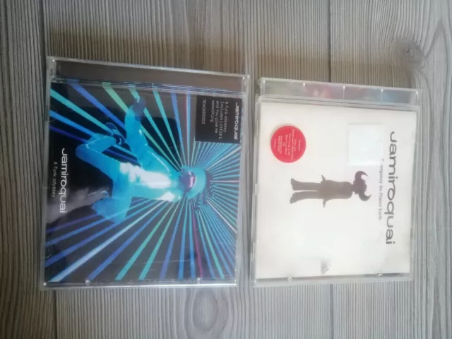 2 cd Jamiroquai emergency on planet earth + a funk odyssey