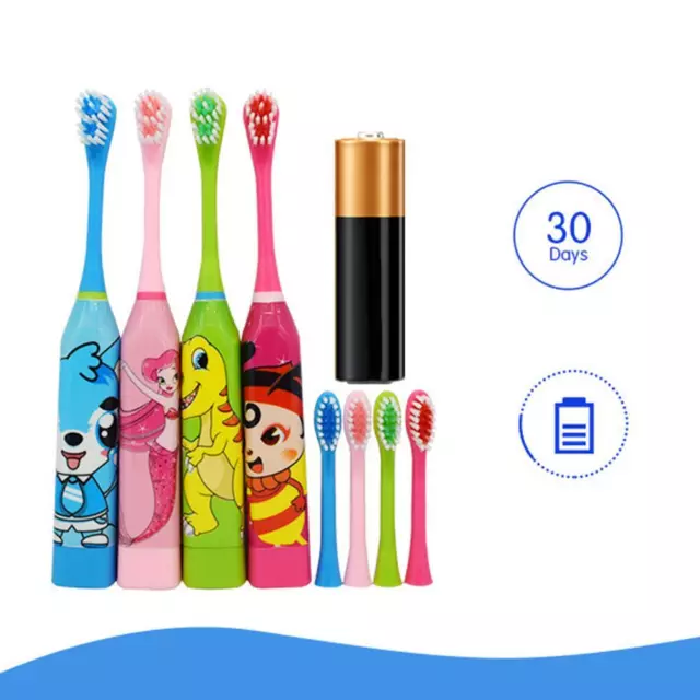 Children Automatic Electric Toothbrush Ultrasonic Waterproof Tooth Brush 3