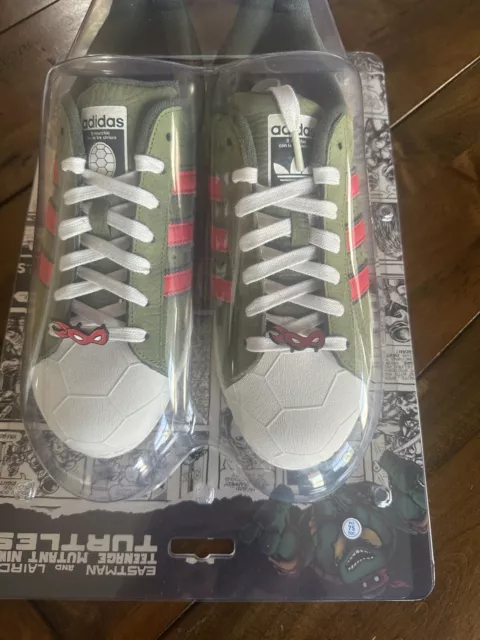 Size 8 - Adidas TMNT Shell-Toe Teenage Mutant Ninja Turtle IF9280 IN HAND