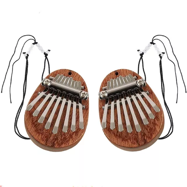 2 Piezas de Piano de Pulgar Kalimba 8 Teclas  Piano de Pulgar Piano de Dedo7614