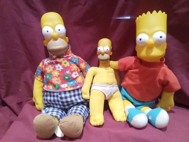 3 Dolls From The Simpsons By Vivid Imaginations