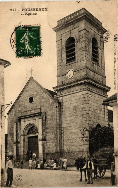 CPA AK POUSSEAUX l'Eglise (864930)