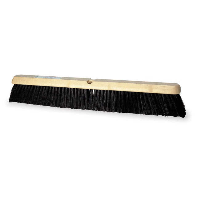 TOUGH GUY 1A842 Floor Brush Head,Threaded,18" Sweep Face