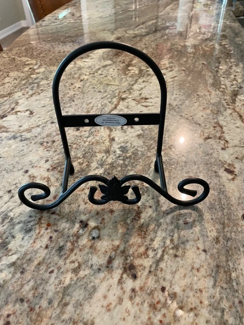 Longaberger Foundry Collection Wrought Iron Round Easel/Stand Holder