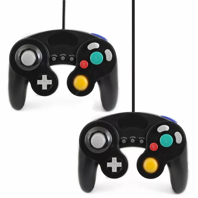 2x Controller für Nintendo Gamecube Joypad Joystick Gamepad Control Wired