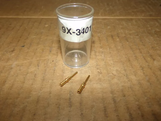 (2) Caterpillar  9X-3401 CONNECTOR PIN Genuine CAT  New (Two)  *Fast Shipping