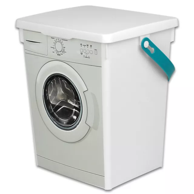 5L Waschpulverbox Waschmittelbox Waschmittelbehälter Waschmitteldose Klammerkorb