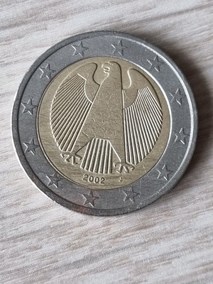 Piece De 2 Euros Rare Aigle 2002
