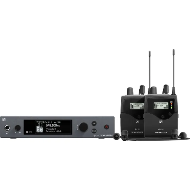 Sennheiser ew IEM G4-TWIN Wireless Stereo In-Ear Monitoring Set