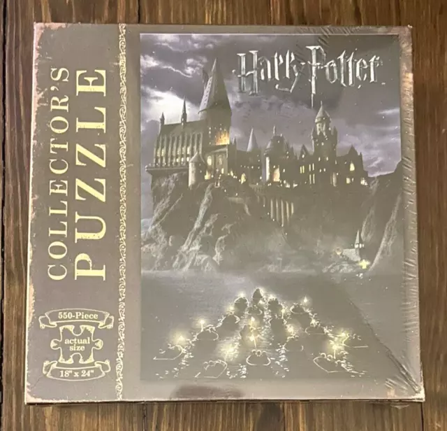Harry Potter Puzzle Hogwarts Collectors Castle Magic 550 Pieces 18x24 New Sealed