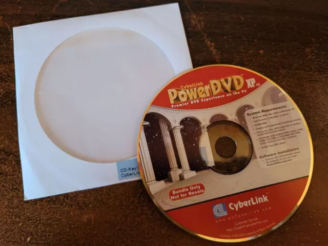 Dell CyberLink Power DVD 4.0 Windows XP PC with Key